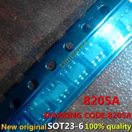 10PCS/lot 8205A SOT23-6 MARKING CODE:8205A Support the BOM one-stop supporting services