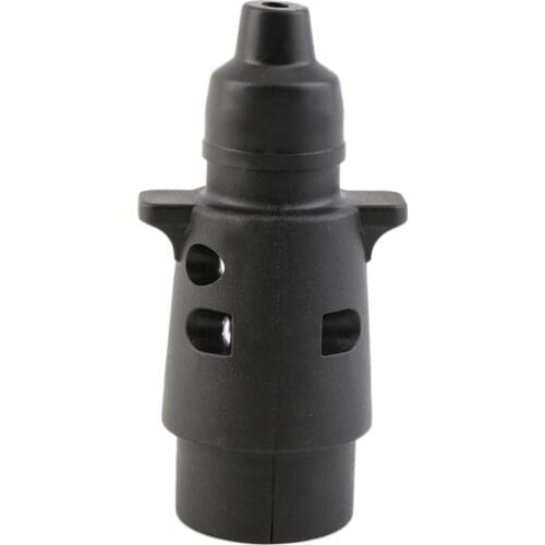 12V 7-Way Round Standard European Plug vehicle Connector Car Trailer 7 Pin Socket Plugs Auto Accessories Plastic