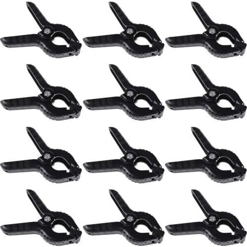 12x Backdrop Spring Clamps ,Heavy Duty Clips ,Backdrops Stand Background Muslin Paper Chromakey Screen Photo Studio