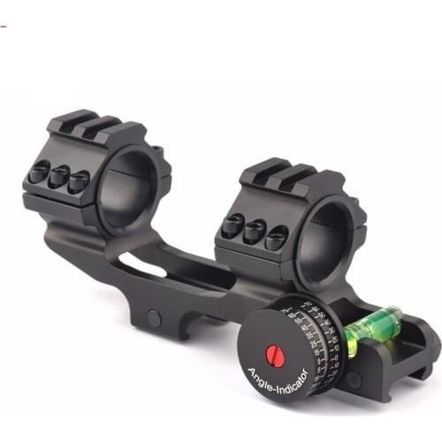 25.4/30mm Scope Ring Base Mount Angle Indicator and Spirit Buttle Level Hunting Accessories