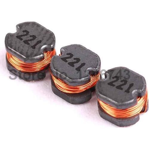 50PCS CD43 220UH(221) SMD Power Inductor 4*4*3MM
