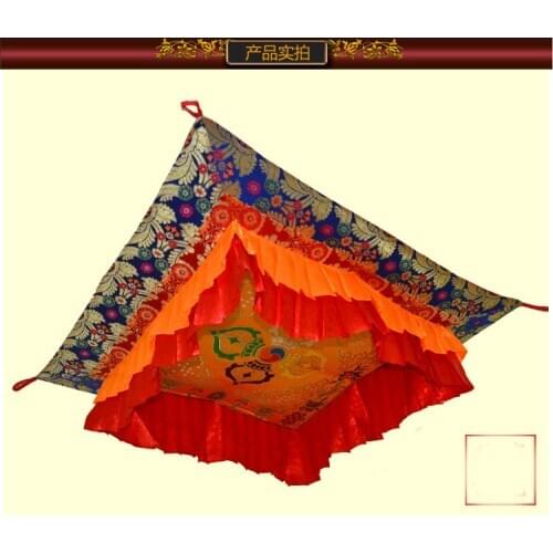 1 Meter Buddhist supplie Buddhism family Temple Embroidery figure of the Buddha Hanging Altar Vajra suspended ceiling curtain