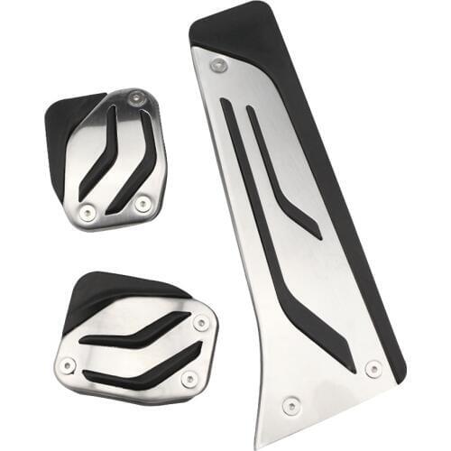 Color My Life Stainless Steel Car Pedal Pads Cover for BMW X3 X5 X6 1/2/3/5/6/7 Series F30 F35 F34 F31 320 328 335 Car Styling
