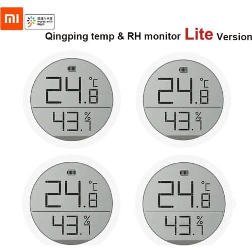 Xiaomi Cleargrass Bluetooth Temperature Humidity Sensor Lite Data Storage LCD Screen Thermometer by Mijia App with battery