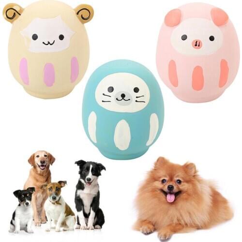 Pet Dog Toy Latex Animal Sound Squeaky Dog Puppy Anti Squeeze Bite Resistant Molars Toy Pet Products Dog Supplies