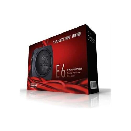 TAKSTAR E6 MINI Portable Digital Amplifier Speaker Tour guide Sales Publicity Etc Black free shipping