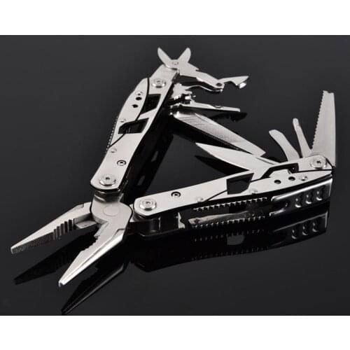 Multi-Function Pliers Pocket Tool Multi Purpose Pliers Saw Wire Cutter for EDC Stainless Steel Utility Tools Wire Stripper
