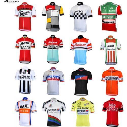 Multi Types Retro New Team Cycling Jersey Customized Road Mountain Race Top OROLLING CLASSICAL
