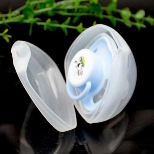 Portable Baby Nipple Box Boy Girl Infant Pacifier Cradle Case Holder Soother Box M3GE