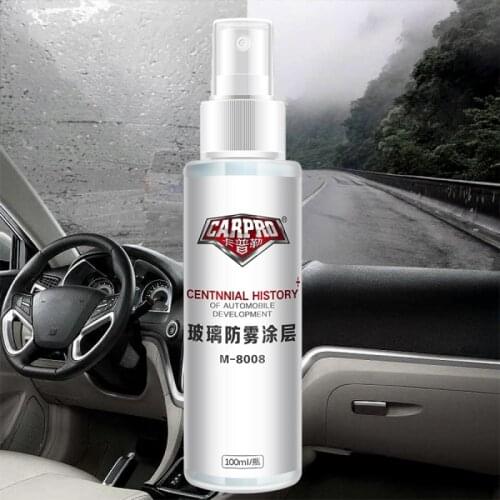 100ml Anti-fog Agent Waterproof Rainproof Anit-fog spray Car Window Glass Bathroom Cleaner Car Cleaning Car Accessories
