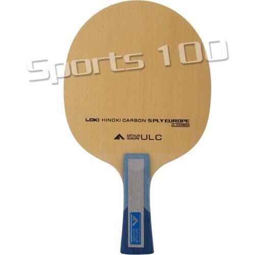 LOKI Arthur EURO ULC Table Tennis Blade Professional 5 Ply Hinoki Carbon Ping Pong Paddle Fast Attack Arc Table Tennis Racket