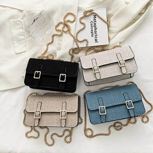 Women Luxury Shoulder Bag Crossbody Bag Fashion Handbag Chain Simple Underarm Messenger Bag for Ladies Casual Tote Bag Wallet