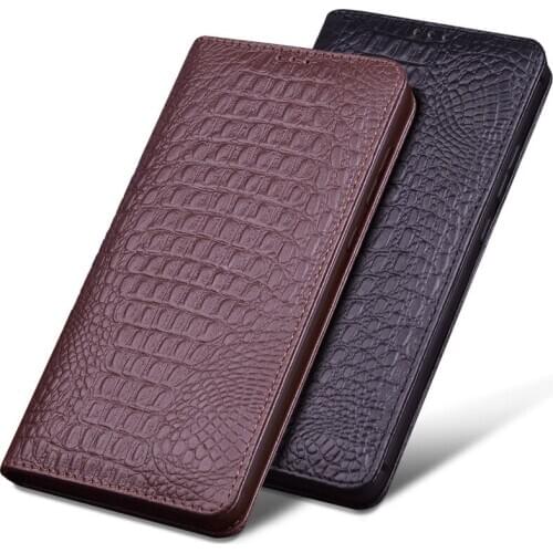 Luxury Real Leather Case For Huawei P40 Pro Leather Case Magnetic Adsorption For Huawei P40 Pro Flip Case Cover Plain