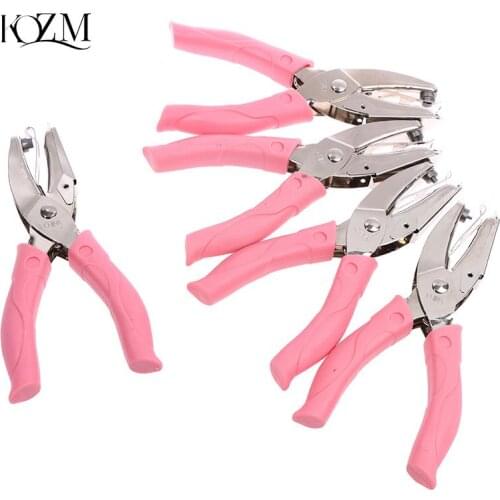 Handle Hole Punch DIY Loose-leaf Paper Cutter Single Hole Puncher School Office Binding Stationery