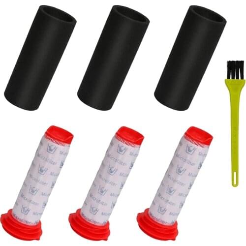Replacement Filter Kit for Athlet, 3 Main Stick Filter + 3 Foam Athlet Filters for Cordless Vacuum Cleaner