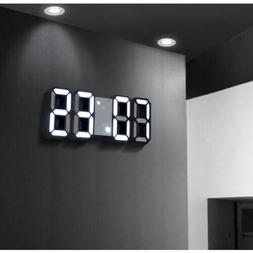 DC5V LED Alarm Clock Living room Wall Clock Bedroom Bedside Table Clock Decorative Kitchen Clocks Home Watch