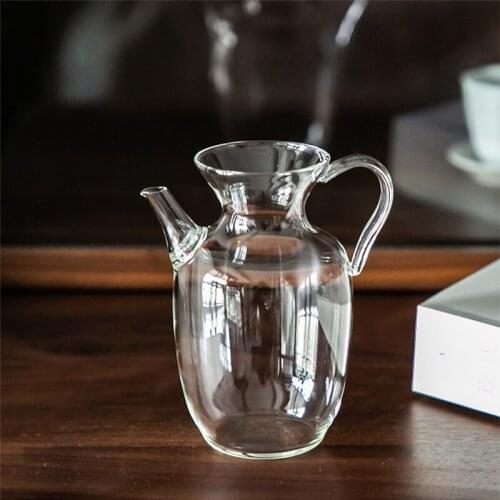 300ml Japanese Heat- resistant Glass Tea Pot Matcha Holding Teapot Song Dynasty Ceremony Kettle