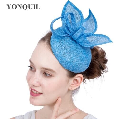 Womens Bridal Imitation Sinamay Fascinator Headwear Event Occasion Hat For Kentucky Derby Church Wedding Party Race Top Quality
