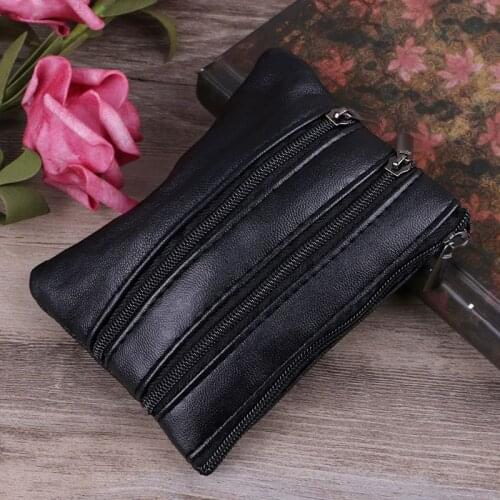 Women Fashion Mini Purse Coin Card Key Ring Wallet Pouch Zipper Small Change Bag