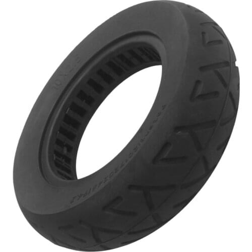 10 Inch Electric Scooter Rubber Solid Tires Durable Shock Absorber Damping Tyre 10X2.5