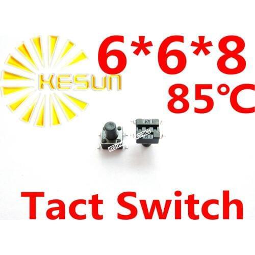 1000PCS 6X6X8 SMD Tactile Tact Mini Push Button Switch Micro Switch Momentary
