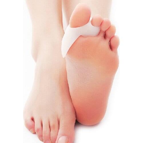 2pcs/pair Silicone Gel Bunion Splint Big Toe Separator Orthopedic upplies Protection Corrector Hallux Valgus Foot Massager #988