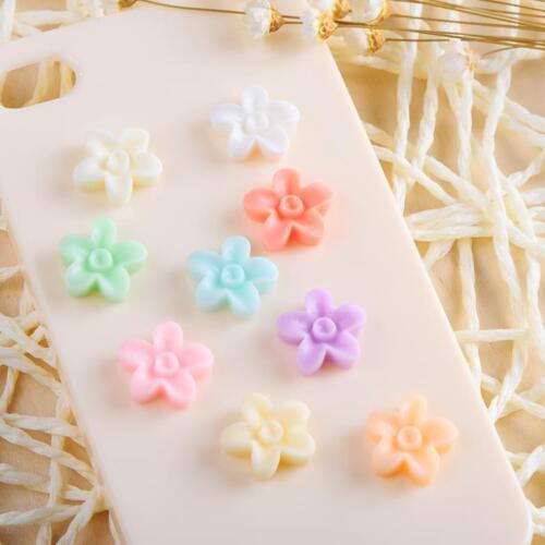 250pcs 15mm Flowers Rhinestone Flatback Resin Cabochon. Scrapbooking, Cell Phone, Nail Art, Decoden, Kawaii D25