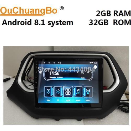 Ouchuangbo car audio sat navigation stereo for GAC Trumpchi GS4 support USB SWC wifi BT 4 Core CPU android 8.1
