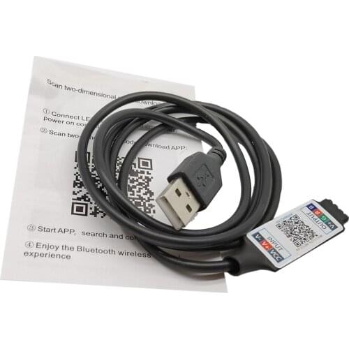 Mini RGB Bluetooth-compatible Controller USB 5V 12V 24V Music Bluetooth LED Controller Light Strip Controller For RGB LED Strip