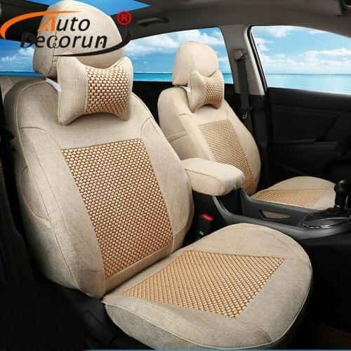 AutoDecorun Cover Seats Car For Jeep Renegade 2017 Car Seat Covers Cushion Supports Cover Sets Automobiles Interior Accessories