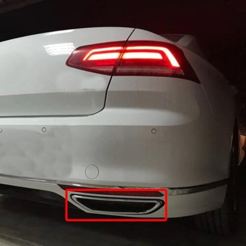 Passat B8 Chrome Exhaust (2014-2019) Stainless Steel Chrome Exhaust