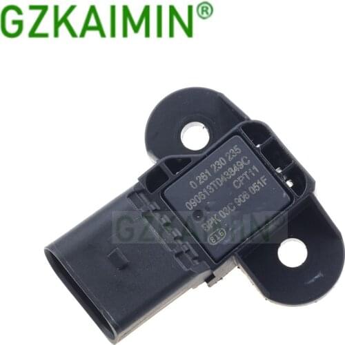 MAP Sensor Manifold Intake Air Temp Boost Pressure Sender For AUDI A3 A4 A5 0261230235 fit for Aud for Volkswagen