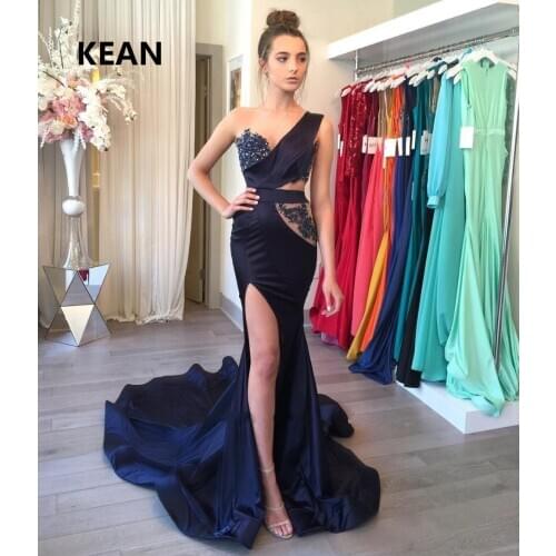 Женские вечерние платья на одно плечо KEAN China At AliExpress