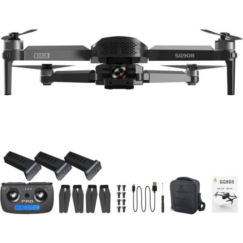 2021 NEW SG908 GPS Drone with 4K HD Camera 3-Axis Gimbal WiFi FPV Profesional Foldable Quadcopter Distance 1.2km VS SG906 MAX