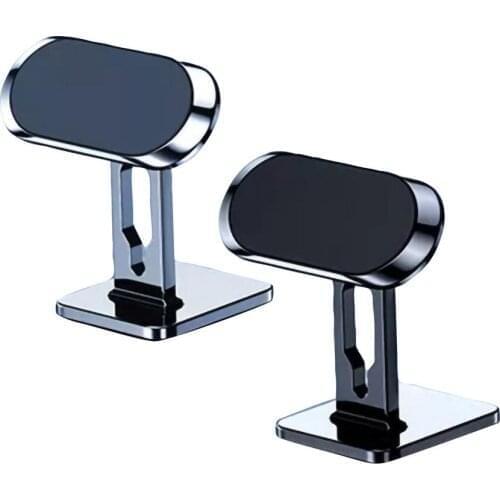 Magnetic Car Phone Holder Rotatable Mini Strip Shape Stand For Huawei Metal Strong Magnet GPS Car Mount Bracket for iPhone