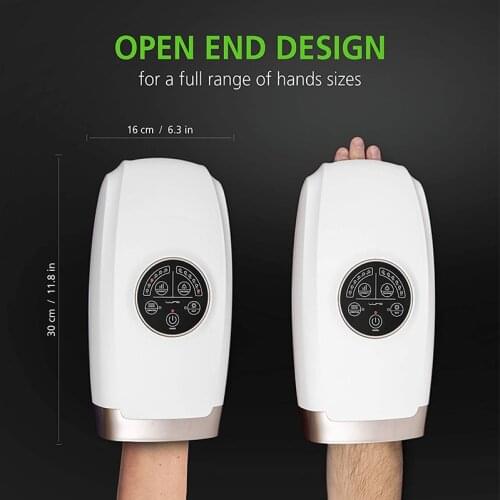 Comfier Cordless Hand Massager with Heat & Compression Pressure Point Hand Massager Tunnel Electric Finger Wrist Massager