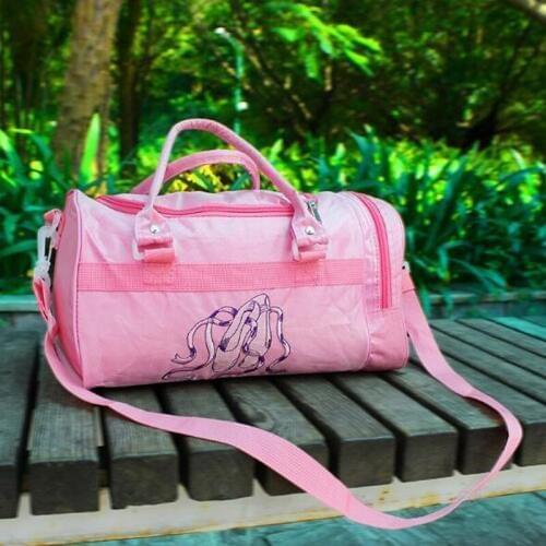 Fashion Child Dance Bag Female Adult Dance Backpack Infant Kids Bucket Ballet Bag For Girls Canvas Pink Ballerina Kids Handbag