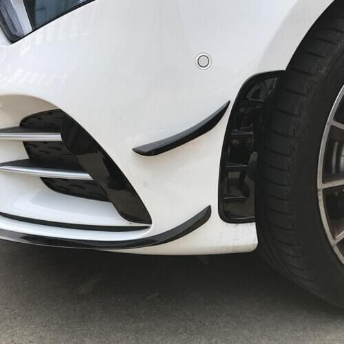 Front Bumper Air Outlet Stickers Trim Cover for Mercedes Benz a Class W177 A180 A200 A220 A250 Sports Accessories Car Styling(Bl