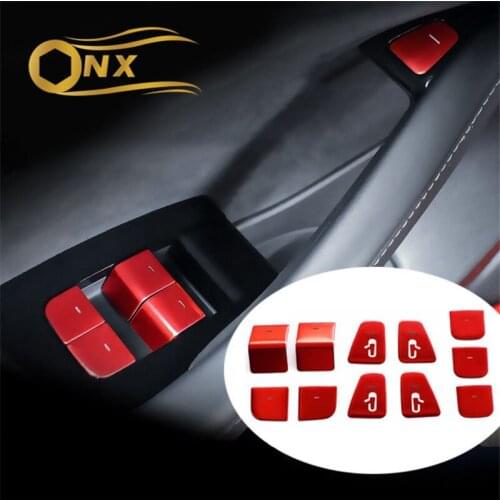 Car Door Switch Decorative Patch Switch Patch For 21 Tesla Model3/Y Interior Modification Accessories