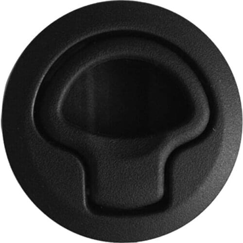 Kayak Durable Black Nylon 2' Flush Pull Slam Latch for Boat Deck Hatch 1/2' Door Equipment for Marine Canoe Hardware Deck Hatch