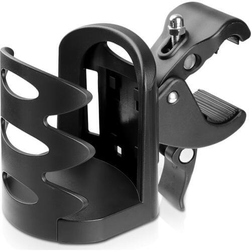 Motorcycle Bike Adjustable Baby carriage Cup Holder Handlebar Mount Quick Release Stable
