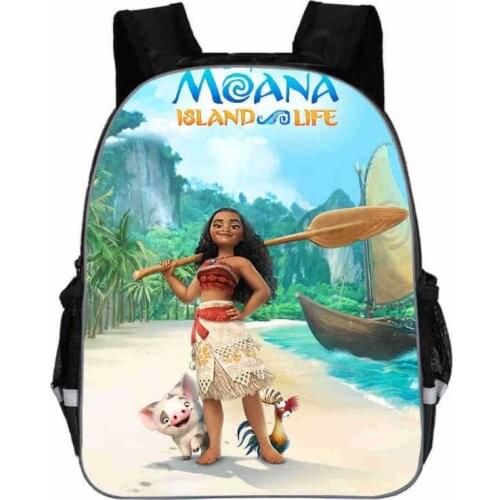 11-16inck Kids Primary School bags Children Backpacks Cartoon Moana Backpack Students Boys Girls Bagpack Moana School Bags