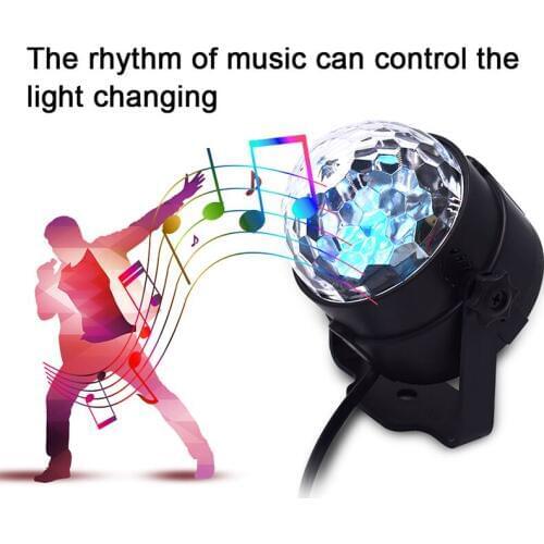 Stage Light Ocean Water Wave Party Lights Projector Disco Crystal Ball Lighting With Remote controller for Dance Parties DJ