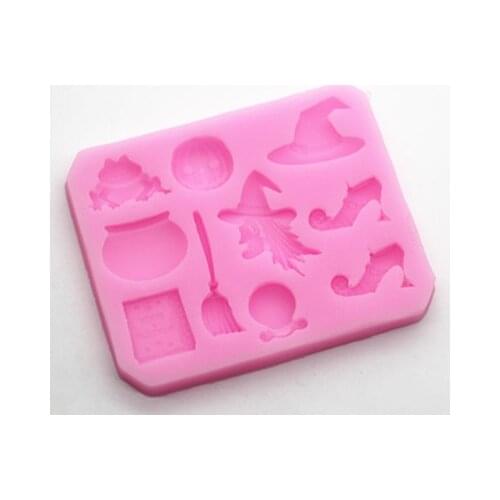 P220 Halloween series double sugar silicone mold cake decoration mold