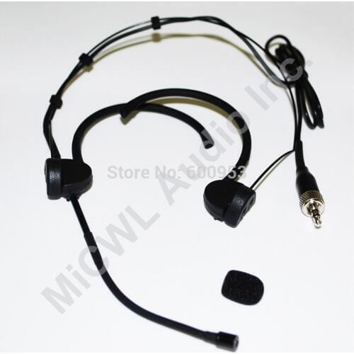Foldable Microphone Head Wearing Headset Mic For Sennheiser XS EW100 300 500 G2 G3 G3 Wireless Mike BodyPack Transmitter