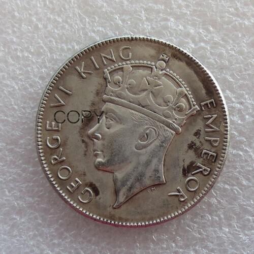 UK 1937 Half Crown - George VI Silver Plated Coins Copy