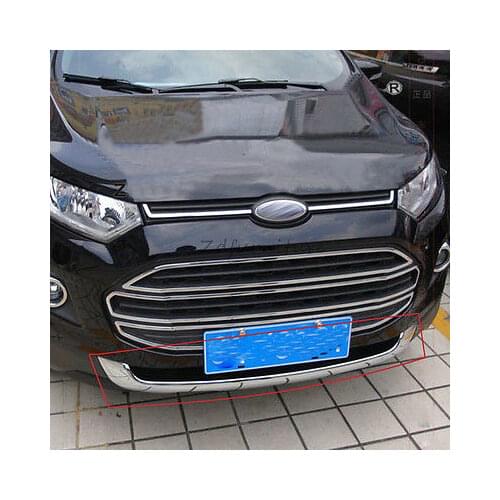 For Ford Ecosport 2013-2015 Front Under Bumper Bottom Grill Trim Cover Protector