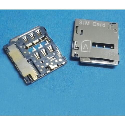 1Pcs Reader Sim Card Socket For Samsung Galaxy Tab E T585 N5100 N5120 N5100 T377 T800 T805C P901 P905 Slot Tray Holder Connector
