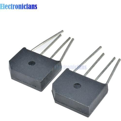 10PCS KBL406 600V SIP-4 4A Diode Bridge Rectifier Single Phase Bridge Rectifier New Arrival