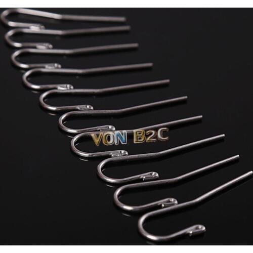 10Pcs Dental Stainless steel Lip Hook Apex Locator Canal Finder Dental Lab